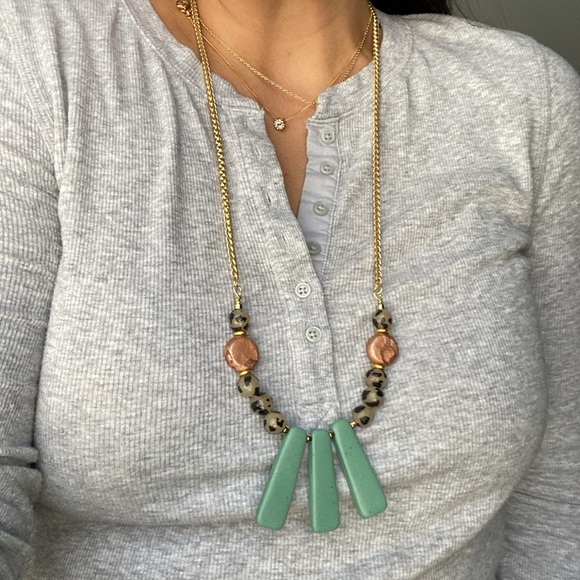 Handmade Polymer Clay Statement Necklace - Picture 4 of 5